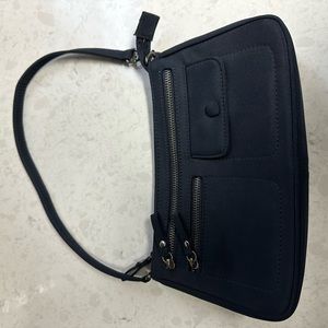 Y2K Nine West Nylon Black Shoulder Bag